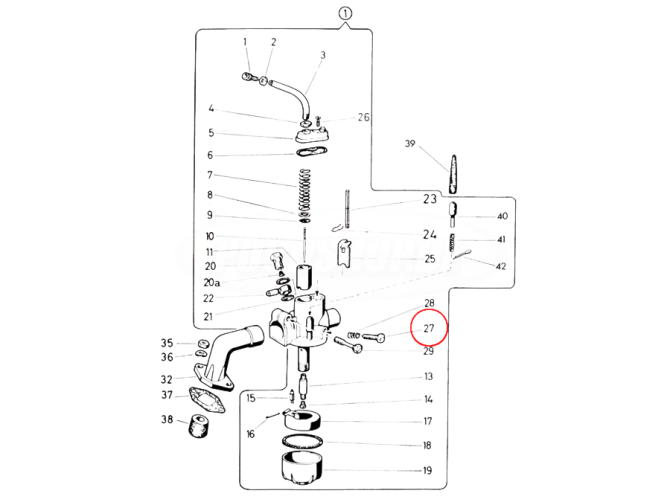 Bing 12-15mm idle screw product